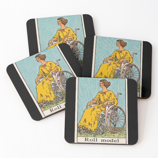 Item preview, Roll model wheelchair tarot designed and sold by MendaciousMina.