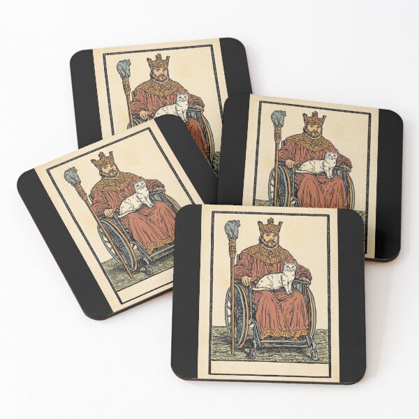 Item preview, Rolling with my cat homie wheelchair tarot designed and sold by MendaciousMina.