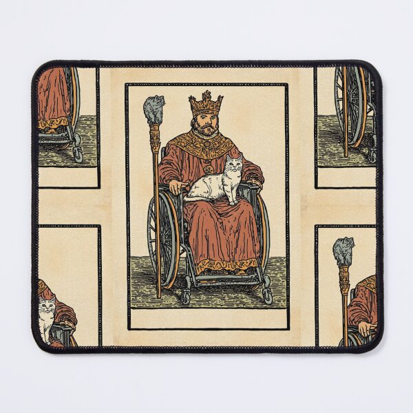 Item preview, Rolling with my cat homie wheelchair tarot designed and sold by MendaciousMina.