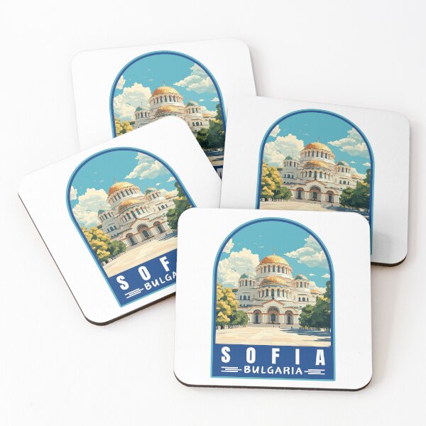 Item preview, Sofia in Bulgaria Retro Travel Art Emblem designed and sold by MaateoDesign.