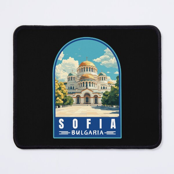 Item preview, Sofia in Bulgaria Retro Travel Art Emblem designed and sold by MaateoDesign.