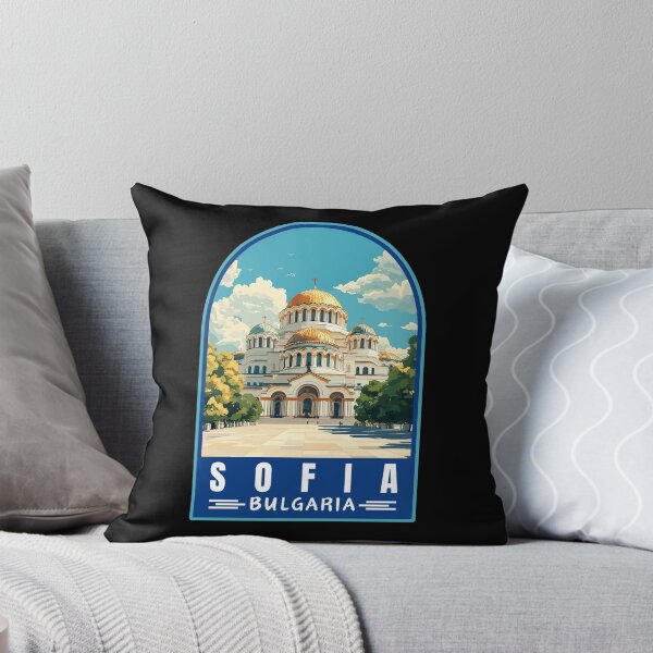 Item preview, Sofia in Bulgaria Retro Travel Art Emblem designed and sold by MaateoDesign.