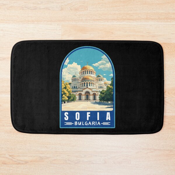 Item preview, Sofia in Bulgaria Retro Travel Art Emblem designed and sold by MaateoDesign.