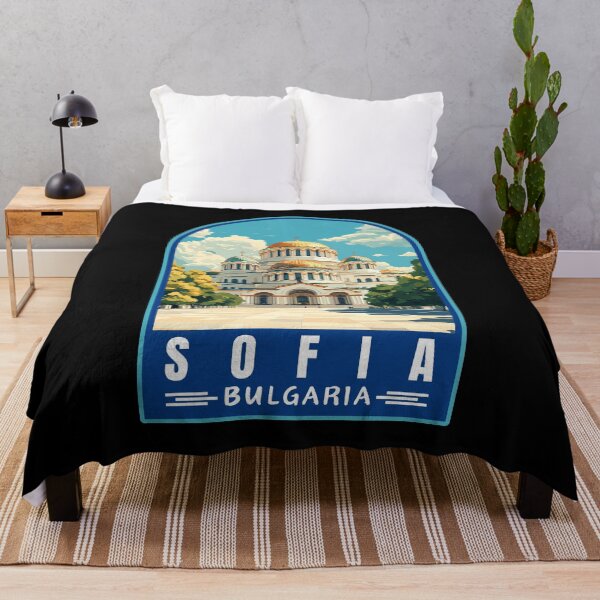 Item preview, Sofia in Bulgaria Retro Travel Art Emblem designed and sold by MaateoDesign.