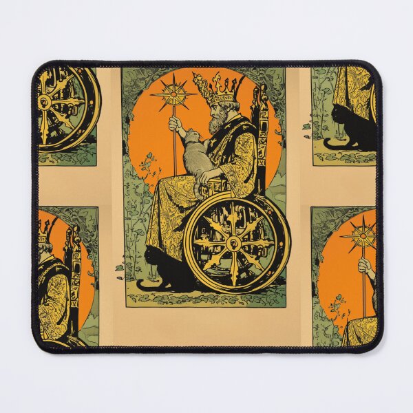 Item preview, Rolling with my cat homie wheelchair tarot designed and sold by MendaciousMina.