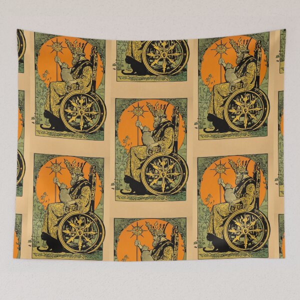 Item preview, Rolling with my cat homie wheelchair tarot designed and sold by MendaciousMina.