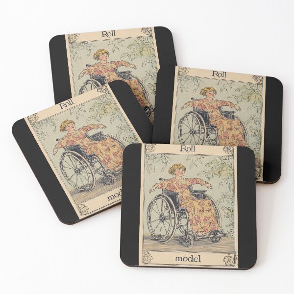 Item preview, Roll model wheelchair tarot designed and sold by MendaciousMina.