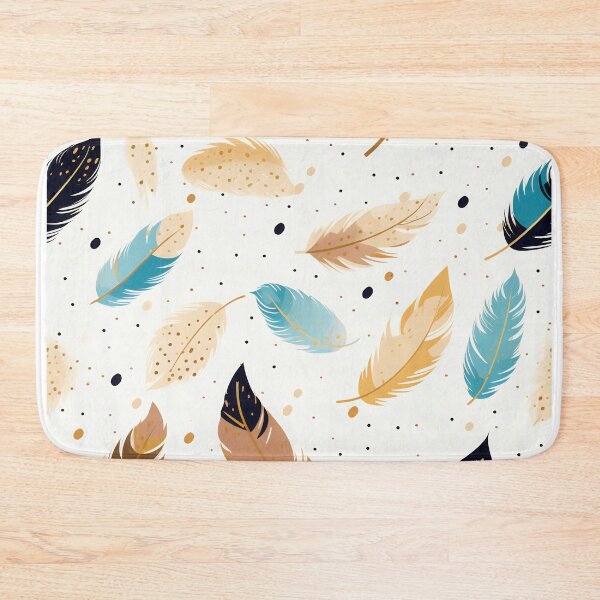Item preview, Elegant Feather Pattern on Speckled Background designed and sold by anytka.