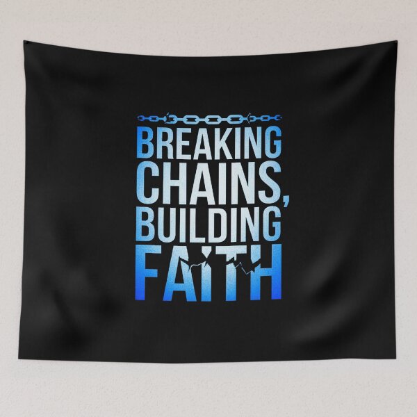 Item preview, breaking chains, building faith designed and sold by YounexxART.