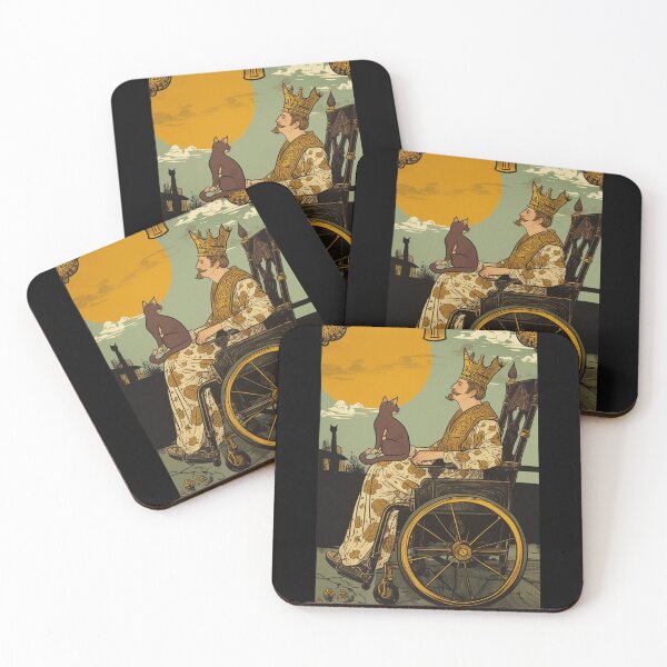 Item preview, Rolling with my cat homie wheelchair tarot designed and sold by MendaciousMina.
