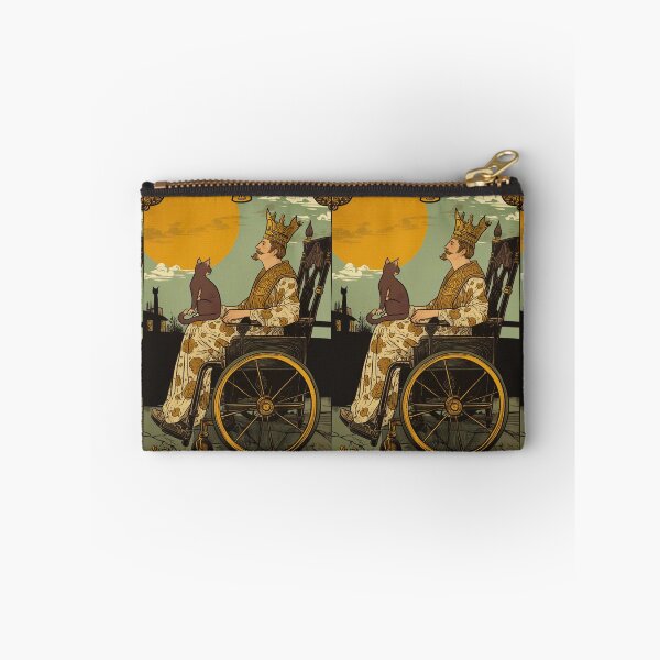 Item preview, Rolling with my cat homie wheelchair tarot designed and sold by MendaciousMina.