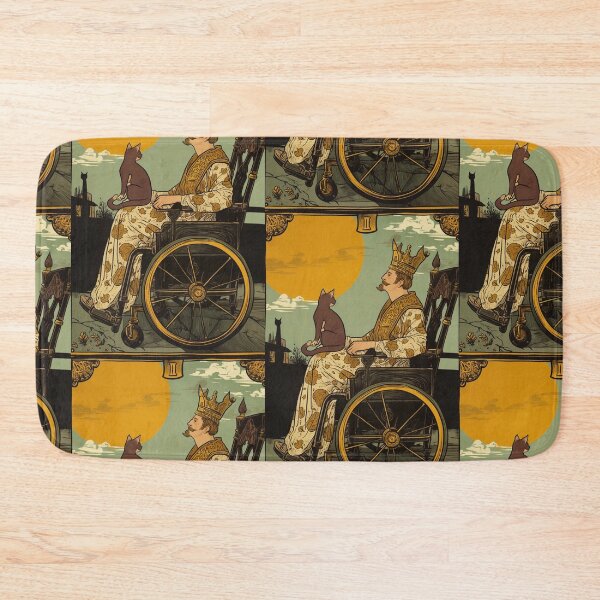 Item preview, Rolling with my cat homie wheelchair tarot designed and sold by MendaciousMina.