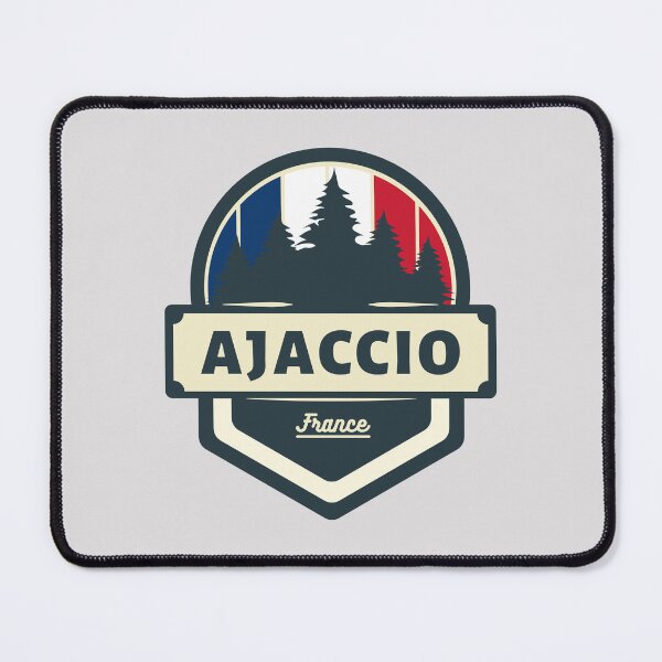 Item preview, Ajaccio France Retro Vintage Badge designed and sold by World Designs.