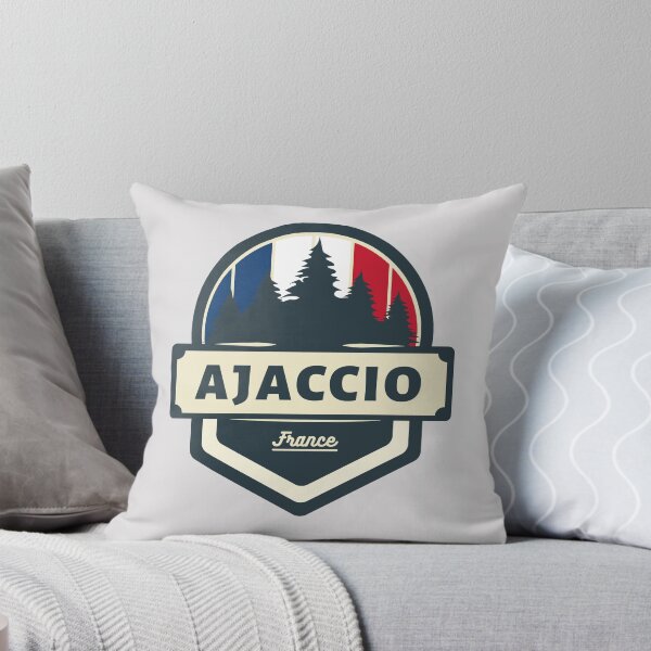 Item preview, Ajaccio France Retro Vintage Badge designed and sold by World Designs.