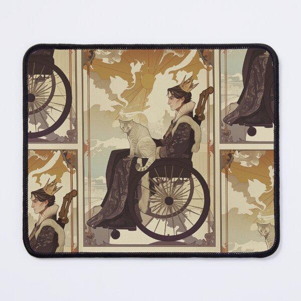 Item preview, Rolling with my cat homie wheelchair tarot designed and sold by MendaciousMina.