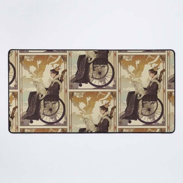Item preview, Rolling with my cat homie wheelchair tarot designed and sold by MendaciousMina.