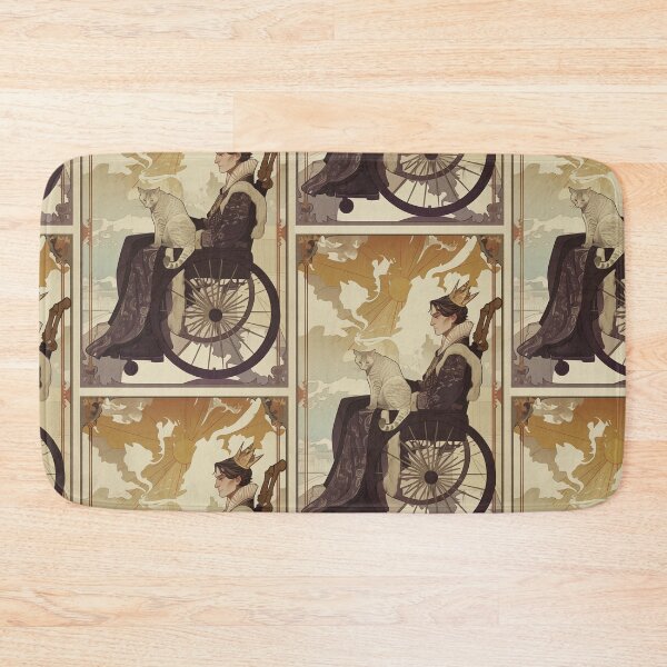 Item preview, Rolling with my cat homie wheelchair tarot designed and sold by MendaciousMina.
