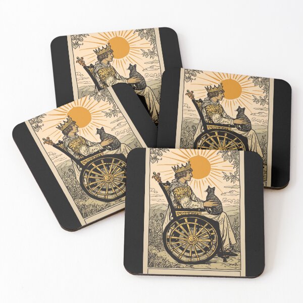Item preview, Rolling with my cat homie wheelchair tarot designed and sold by MendaciousMina.