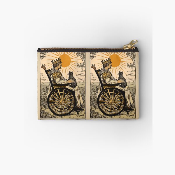 Item preview, Rolling with my cat homie wheelchair tarot designed and sold by MendaciousMina.