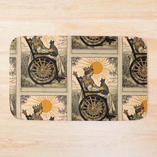 Item preview, Rolling with my cat homie wheelchair tarot designed and sold by MendaciousMina.