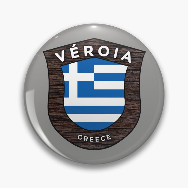 Item preview, Véroia Greece Emblem Flag designed and sold by World Designs.