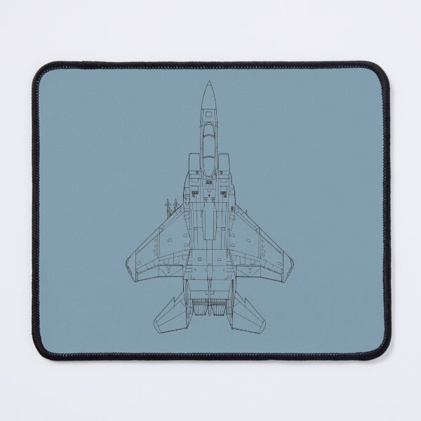 Item preview, F-15 Schematic Sticker designed and sold by onyxember.