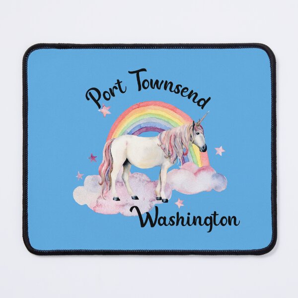 Item preview, Port Townsend Washington - Unicorn and Rainbow designed and sold by WigOutlet.