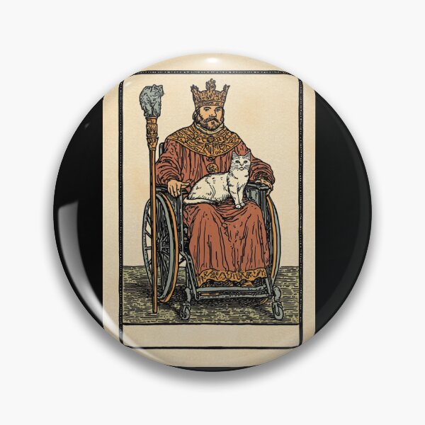 Item preview, Rolling with my cat homie wheelchair tarot designed and sold by MendaciousMina.