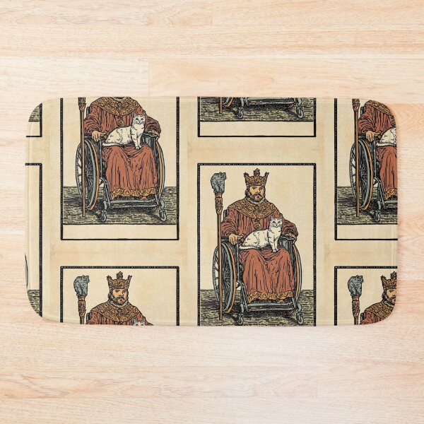 Item preview, Rolling with my cat homie wheelchair tarot designed and sold by MendaciousMina.