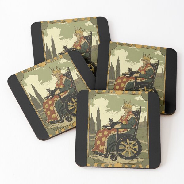 Item preview, Rolling with my cat homie wheelchair tarot designed and sold by MendaciousMina.