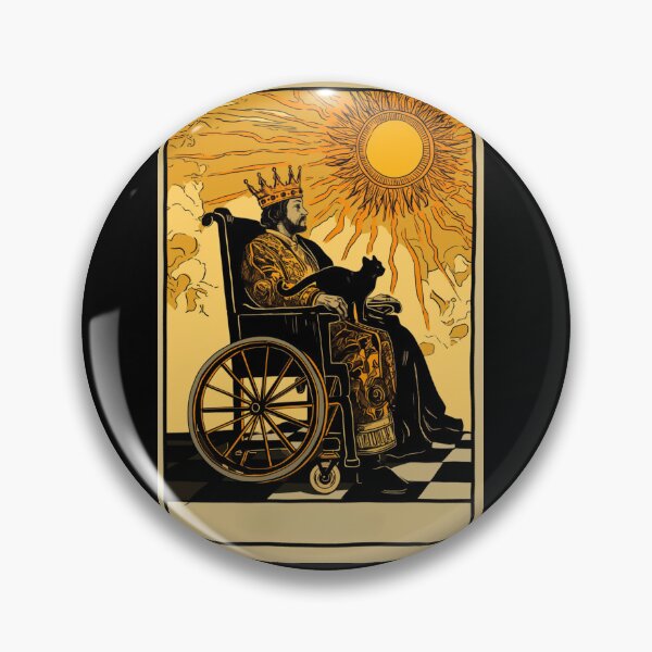 Item preview, Rolling with my cat homie wheelchair tarot designed and sold by MendaciousMina.