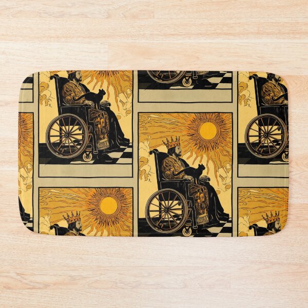 Item preview, Rolling with my cat homie wheelchair tarot designed and sold by MendaciousMina.