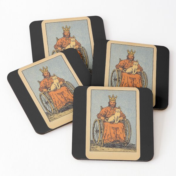 Item preview, Rolling with my cat homie wheelchair tarot designed and sold by MendaciousMina.