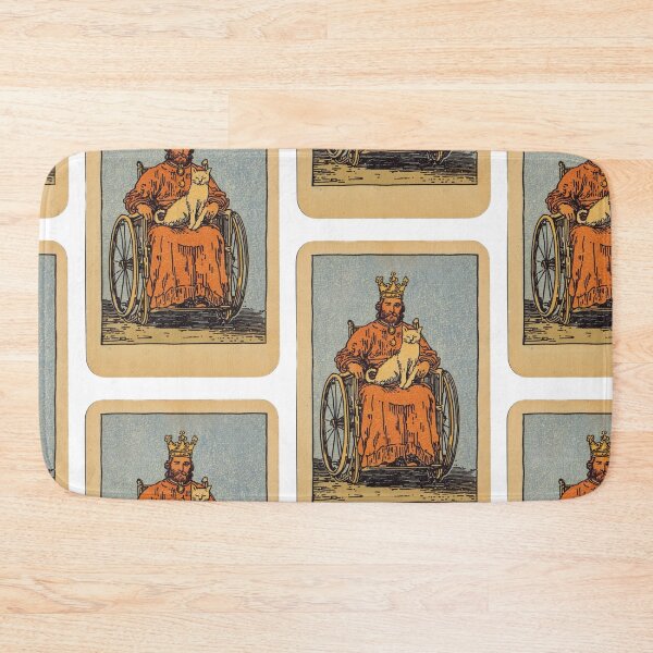 Item preview, Rolling with my cat homie wheelchair tarot designed and sold by MendaciousMina.