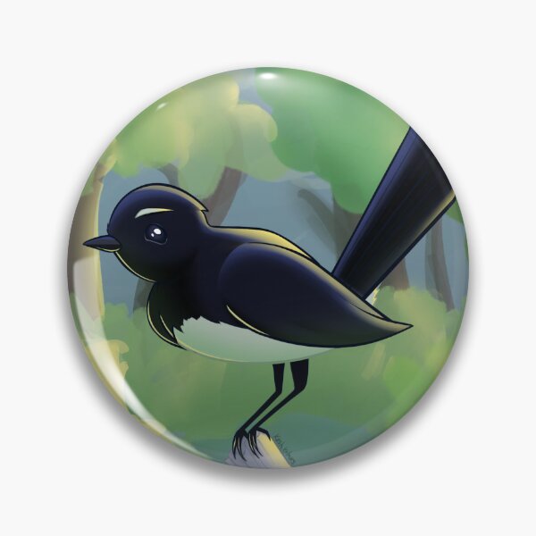Item preview, Cute Willy Wagtail designed and sold by keshkolours.