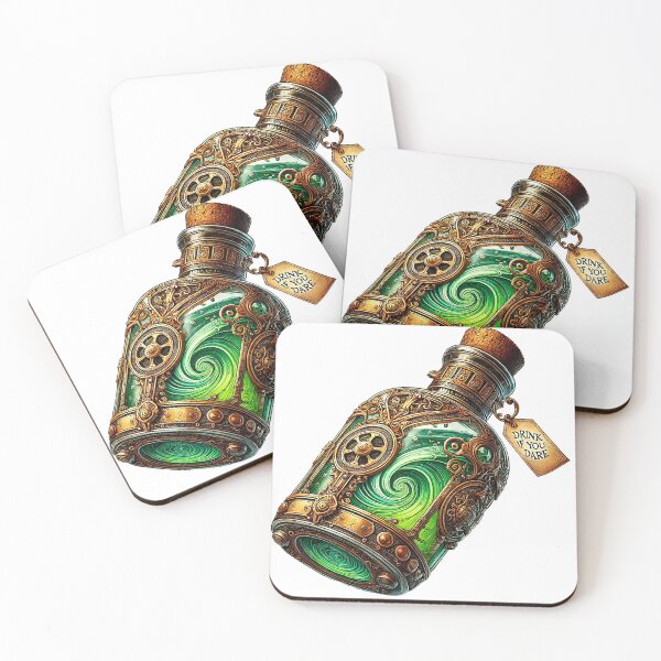 Item preview, Steampunk poison vial designed and sold by Anne-Abadie.