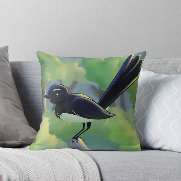 Item preview, Cute Willy Wagtail designed and sold by keshkolours.