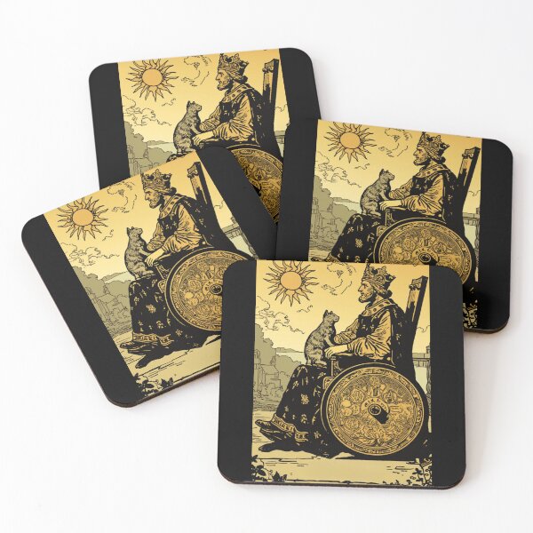 Item preview, Rolling with my cat homie wheelchair tarot designed and sold by MendaciousMina.