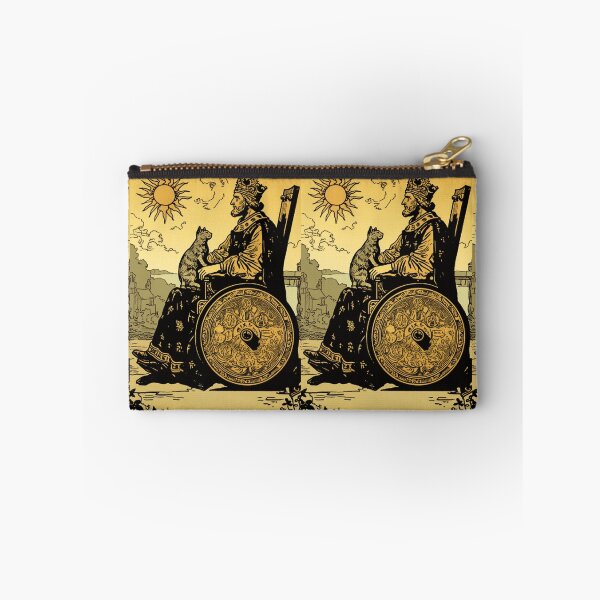 Item preview, Rolling with my cat homie wheelchair tarot designed and sold by MendaciousMina.