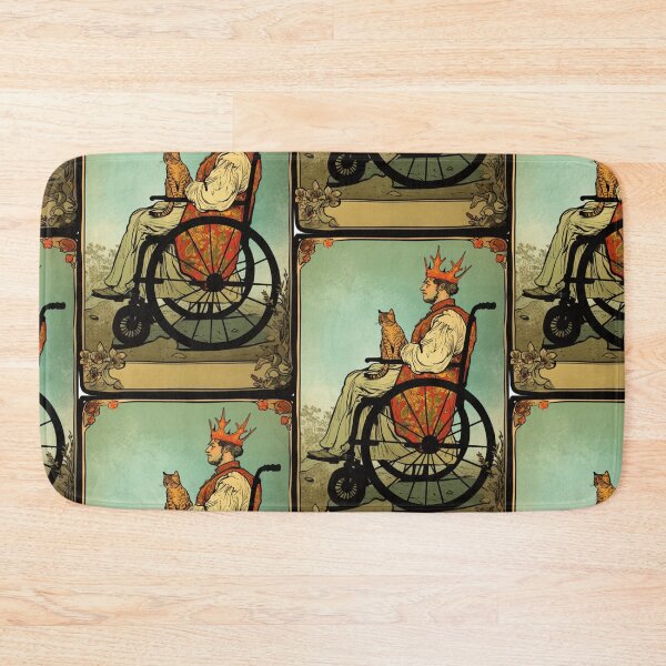 Item preview, Rolling with my cat homie wheelchair tarot designed and sold by MendaciousMina.