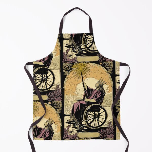 Item preview, Ace of wands wheelchair tarot designed and sold by MendaciousMina.