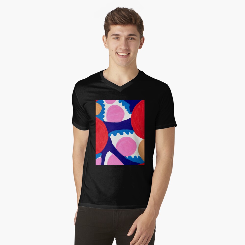 Item preview, V-Neck T-Shirt designed and sold by OneDayArt.