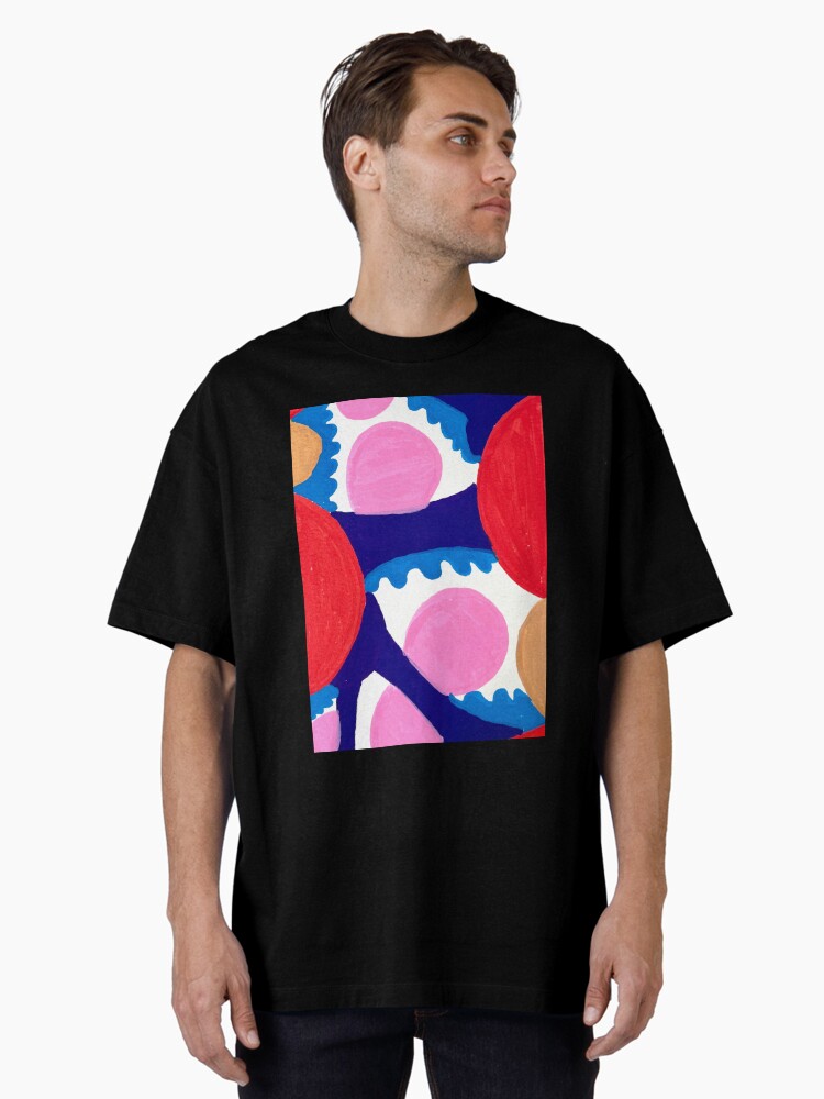 Thumbnail 2 of 7, Oversized T-Shirt, Globules designed and sold by OneDayArt.