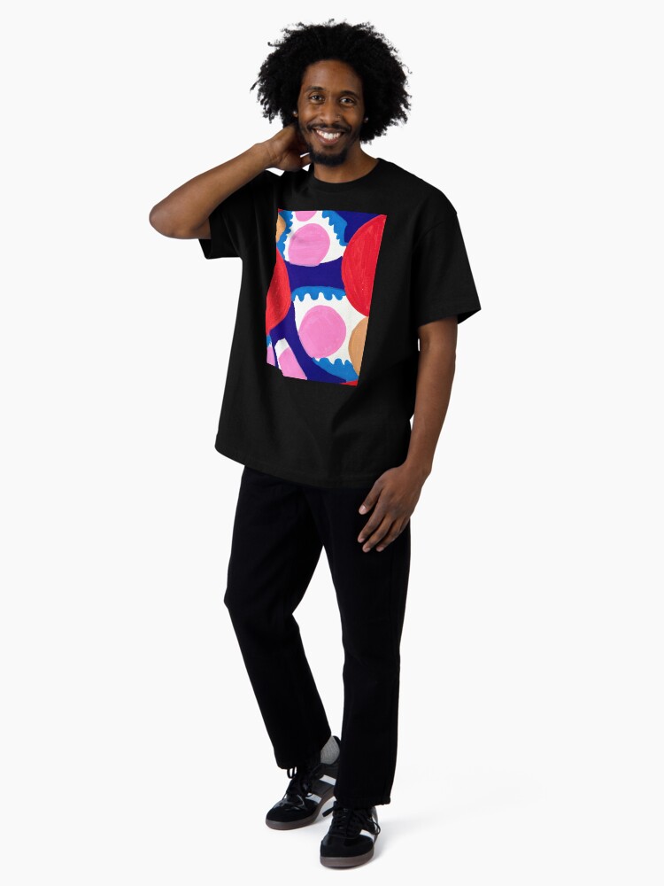 Thumbnail 4 of 7, Oversized T-Shirt, Globules designed and sold by OneDayArt.