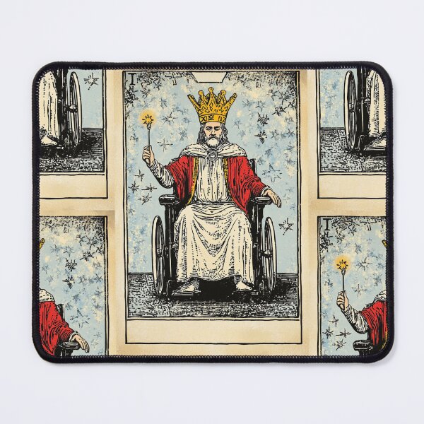 Item preview, Ace of wands wheelchair tarot designed and sold by MendaciousMina.