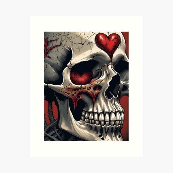 Skull Art Print