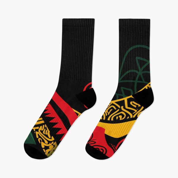 Item preview, Abstract artwork with vibrant colors predominantly featuring red, green and yellow. African American History or Black History Month concept designed and sold by anytka.