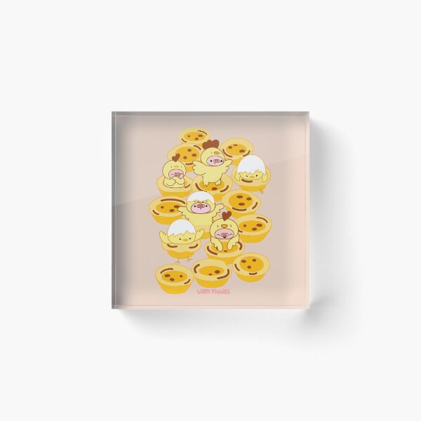 Item preview, Giddy Piggies Custard Tart  designed and sold by Giddy Piggies.
