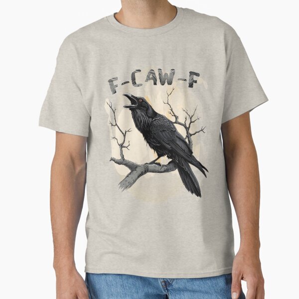 Artikel-Vorschau von F-Caw-F Lustiges Raben-Wortspiel – Gothic Crow Humor, designt und verkauft von Aredbox.