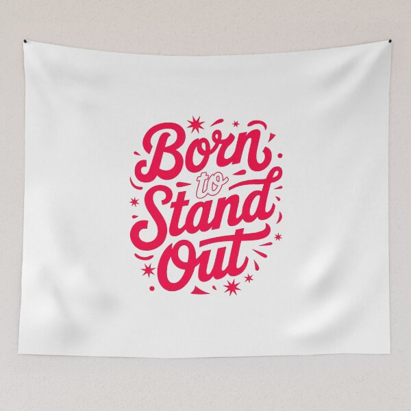 Item preview, Born to stand out | Best girlish t-shirt | Girl designed and sold by RedCircleArt.